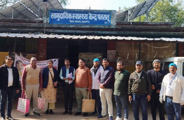 सेंट्रल इंटरनल इम्यूलेशन की टीम ने सामुदायिक स्वास्थ्य केंद्र का किया निरीक्षण