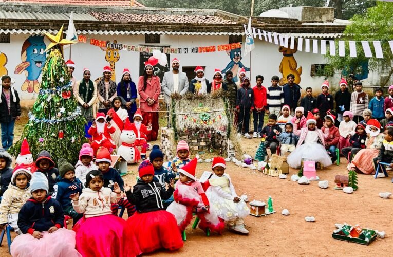 लिटिल विंग्स स्कूल मैक्लुस्कीगंज में मनाया गया क्रिसमस