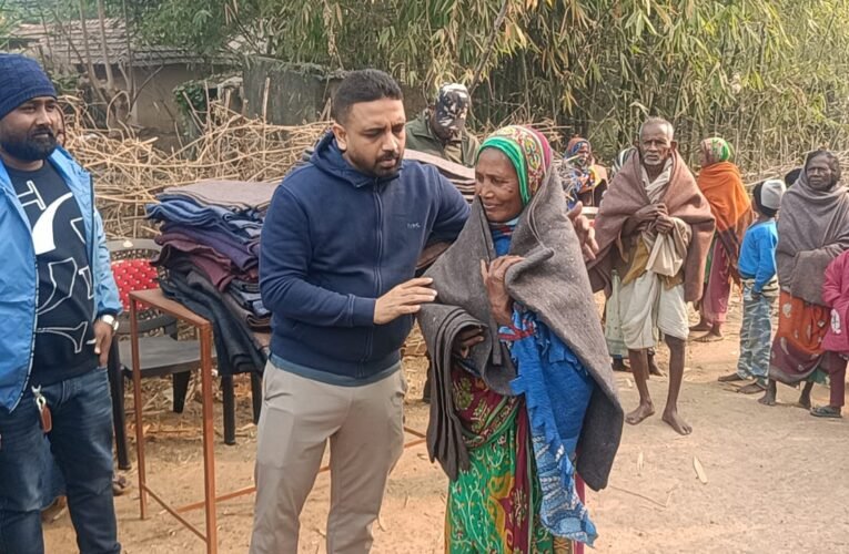 कड़ाके की ठंड में सेवा भाव का परिचय