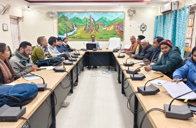 कृषि विभाग कि संचालित योजनाओं कार्यों की समीक्षात्मक बैठक।